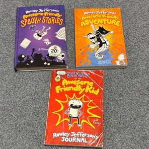 Diary of an Awesome Friendly Kid (lot of 3 books)